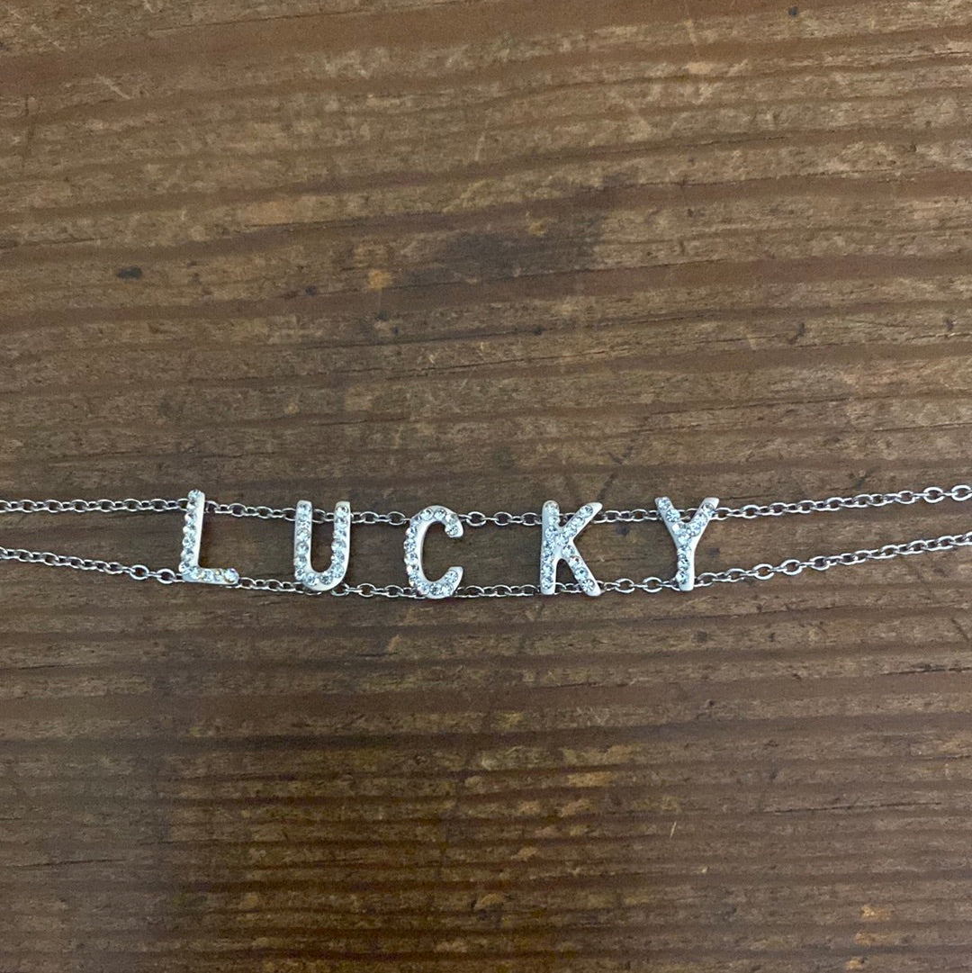 BRACCIALE LUCKY CON CRISTALLI